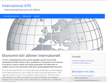 Tablet Screenshot of internationalatis.se